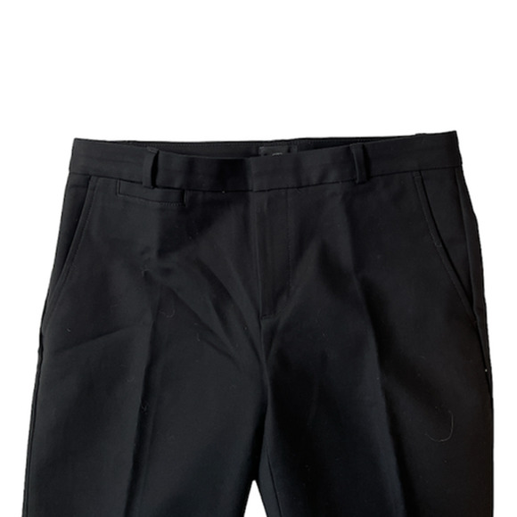 Banana Republic Black Pants with Leather Cuffs Size 4 - Picture 4 of 12